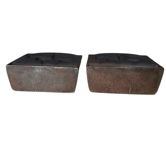 Hubley Pair of Heavy Antique Cast Iron George Washington Bookends, Artist Signed - Picture 4 of 8